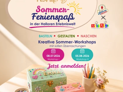 Creative Summer Workshops at Halloren Adventure World